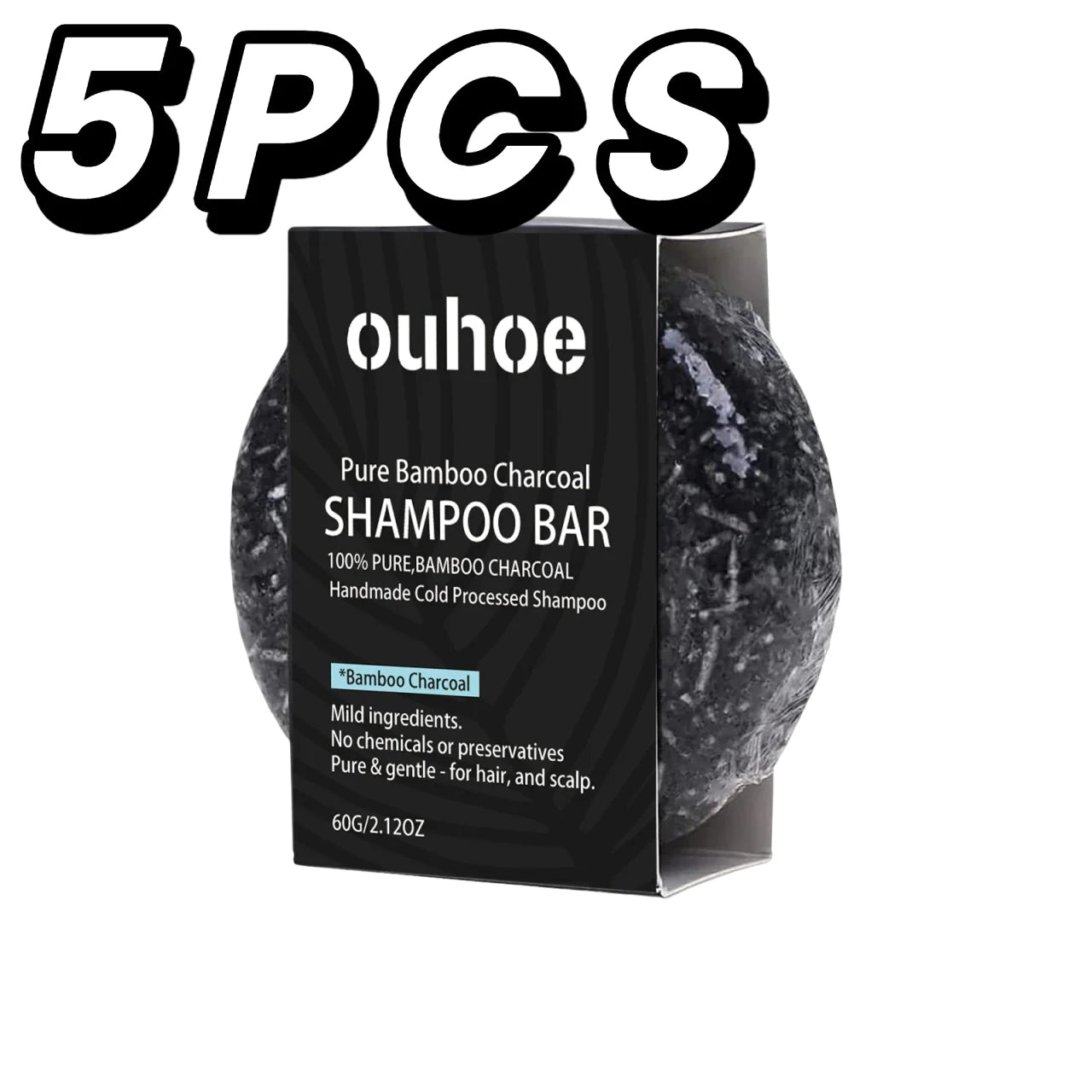Bamboo Charcoal Bar Shampoo"