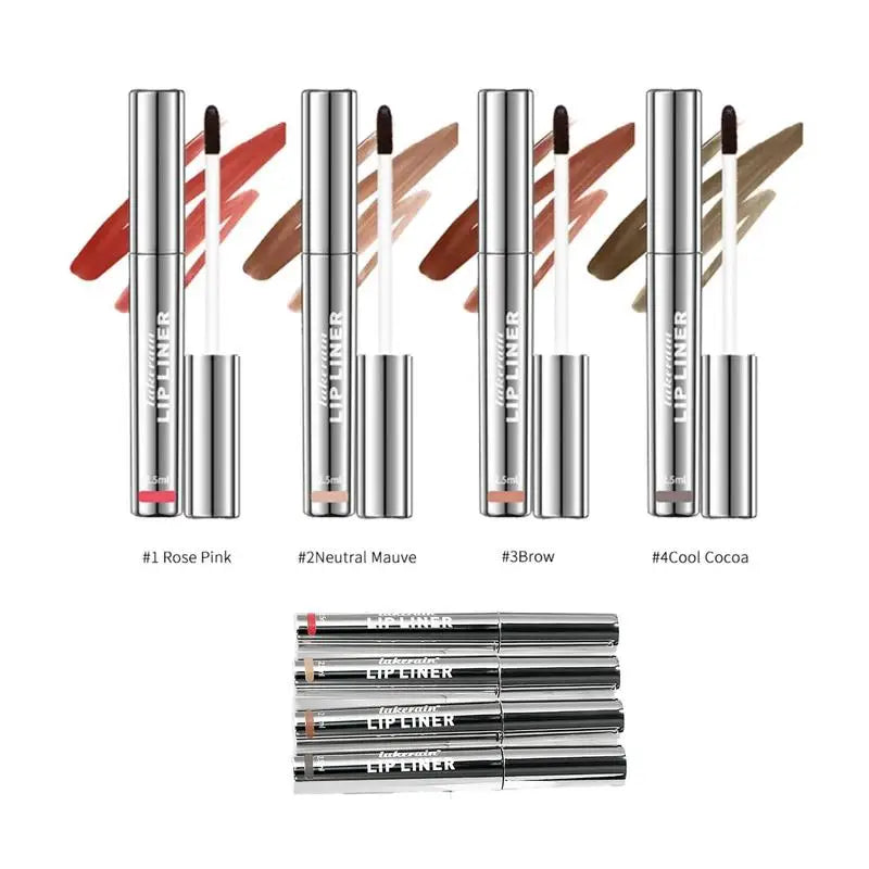 Peel Off Tattoo Lip Liner – Intense Color, Matte Finish, Long-Lasting and Water-Resistant