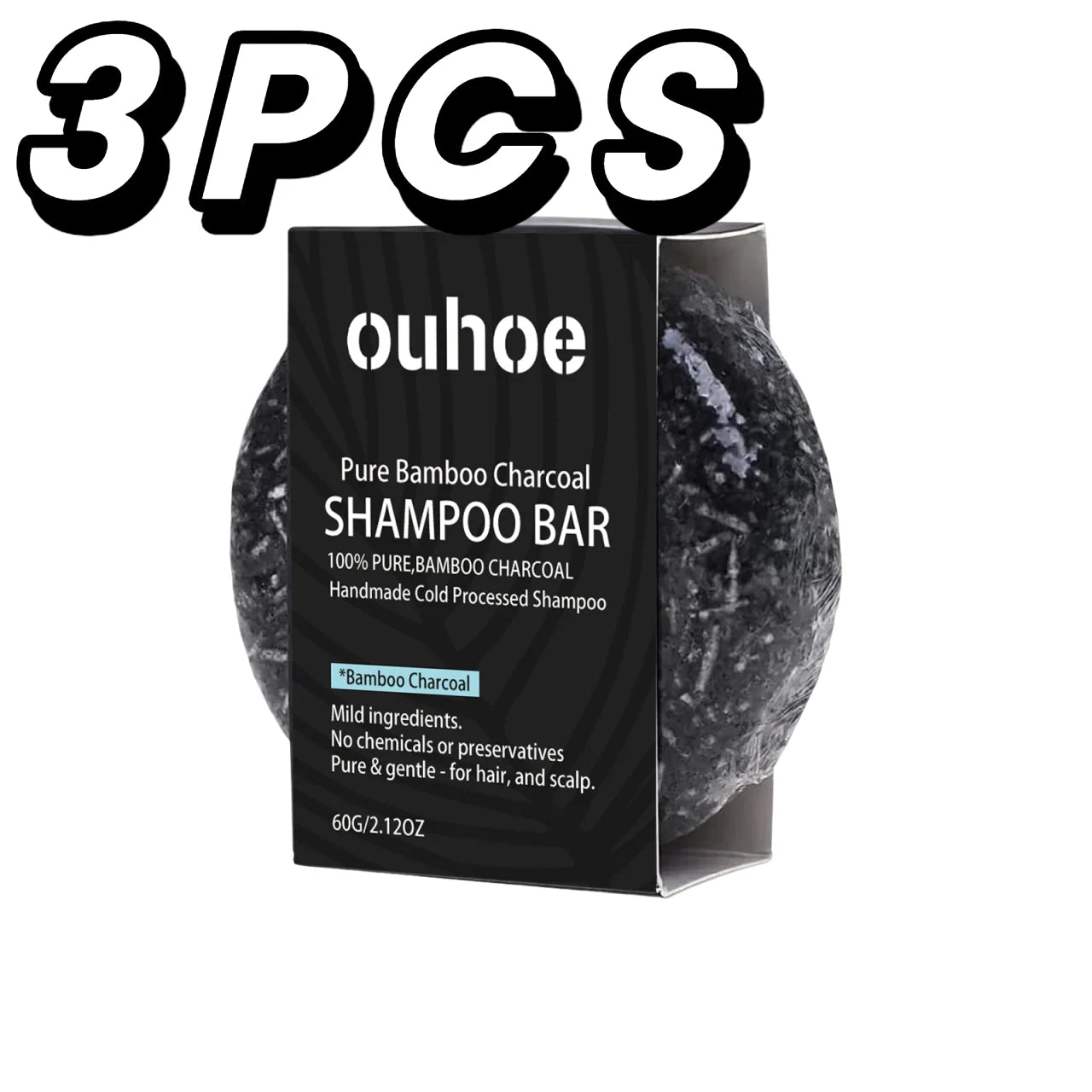 Bamboo Charcoal Bar Shampoo"