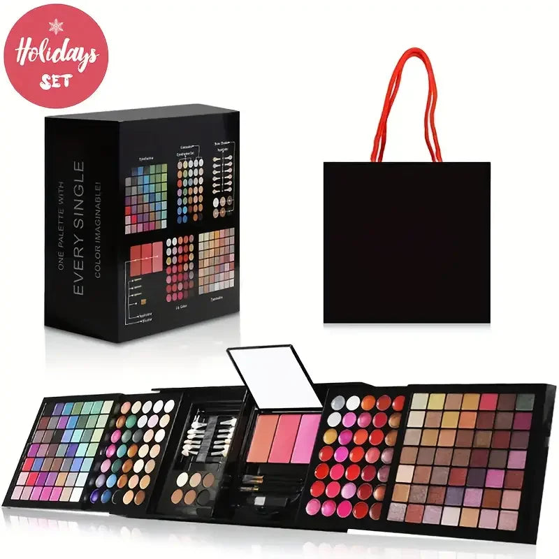 Makeup set with 177 colors, eyeshadows and blush