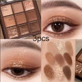 Chocolate eyeshadow palette with nine colors