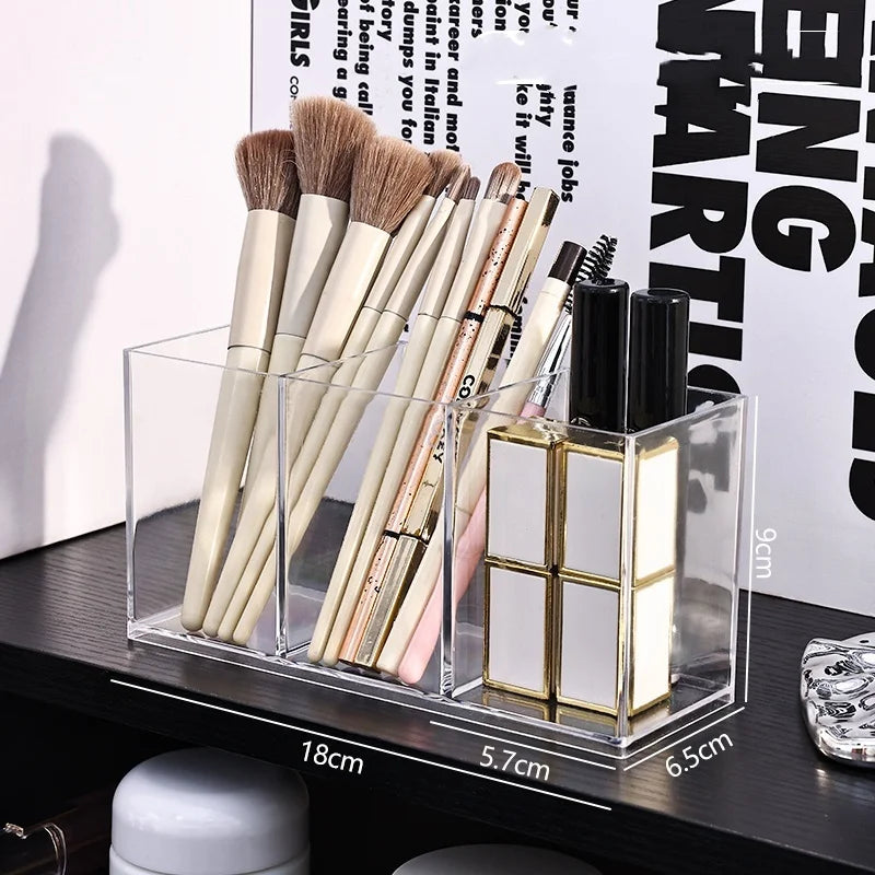 Acrylic makeup organizer