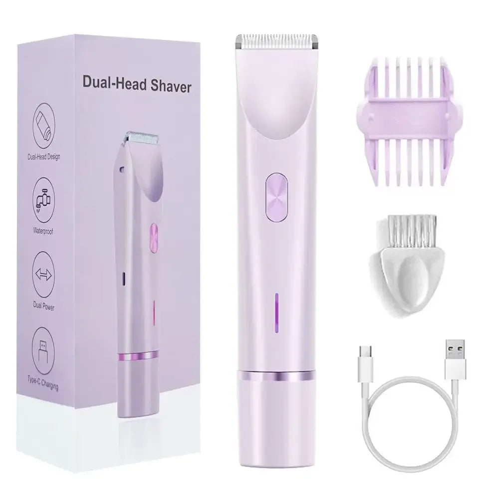Waterproof Rechargeable Electric Shaver Mini Women