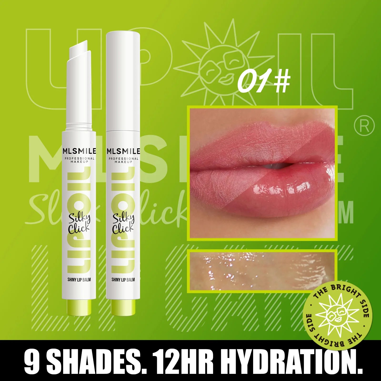 MLSMILE long-lasting lip balm.