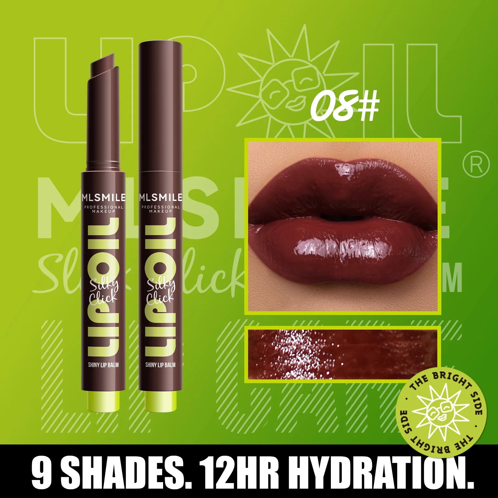 MLSMILE long-lasting lip balm.