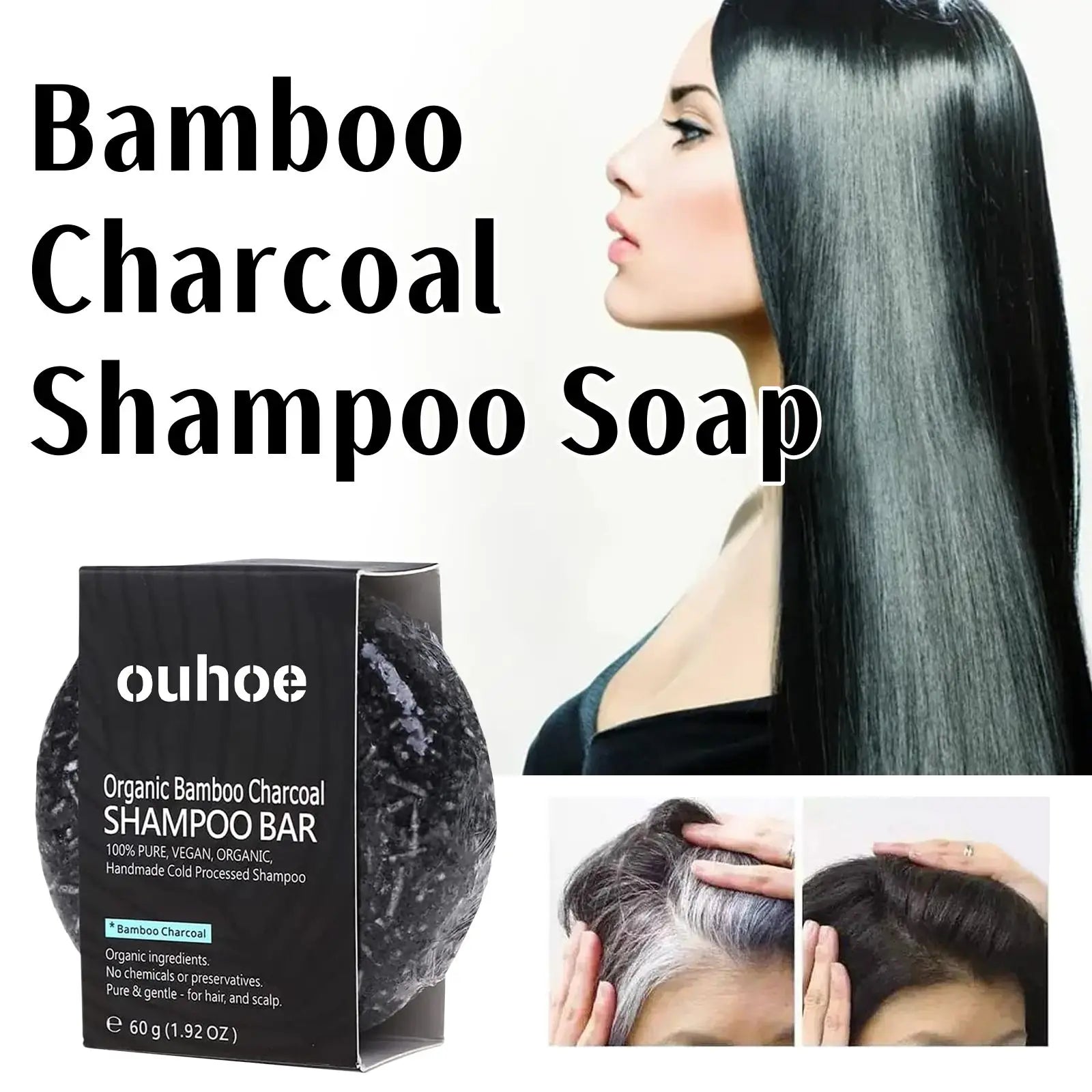 Bamboo Charcoal Bar Shampoo"